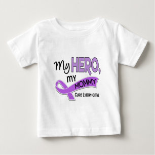 Hodgkin’s Lymphoma MY HERO MY MOMMY 42 Baby T-Shirt