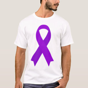 Hodgkin’s Lymphoma Violet Awareness Ribbon TShi T-Shirt