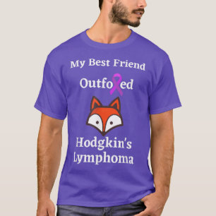 Hodgkins Lymphoma Awareness Fox Lover Cancer Survi T-Shirt
