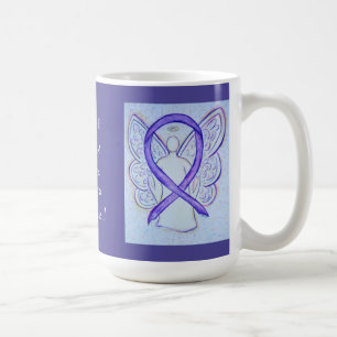 Hodgkins Lymphoma Disease Awareness Ribbon Mug