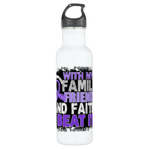 Hodgkin's Lymphoma Survivor Family Friends Faith 710 Ml Water Bottle