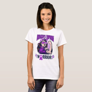 Hodgkin's Lymphoma Warrior Believe and Fight T-Shirt