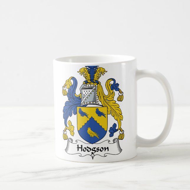 Hodgson Family Crest Coffee Mug (Right)