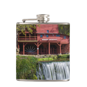 Hodgson Mill Landscape Hip Flask