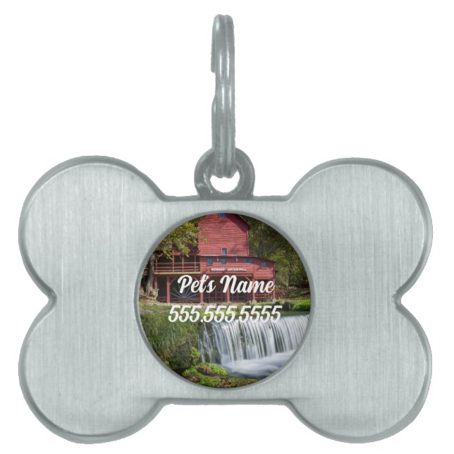 Hodgson Mill Landscape Pet ID Tag (Front)