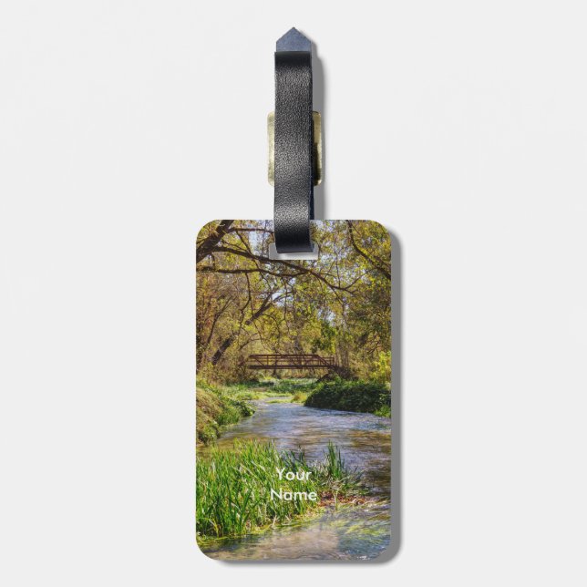 Hodgson Spring Flow Luggage Tag (Back Vertical)