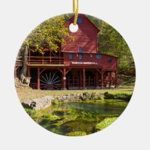 Hodgson Water Mill Ceramic Tree Decoration