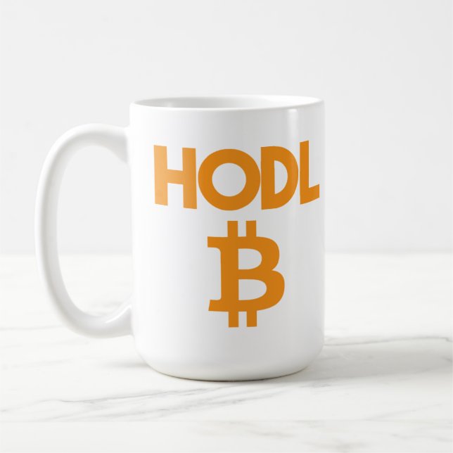 HODL Bitcoin Mug (Left)