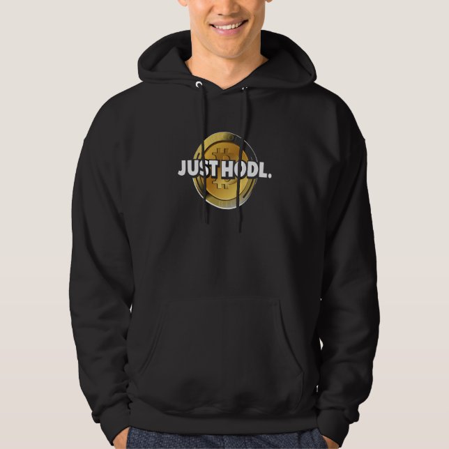 HODL Bitcoins Bitcoin Orange Bitcoin HODL Crypto Hoodie (Front)