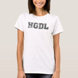 Hodl Cryptocurrency Print T-Shirt