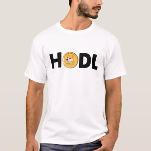 HODL Dogecoin To The Moon Funny Doge Coin Crypto T-Shirt