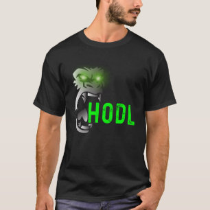 HODL Gorilla Gang Angry Ape Green Eyes Meme Stonk  T-Shirt