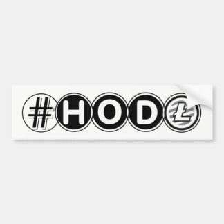 #HODL Litecoin Bumper Sticker
