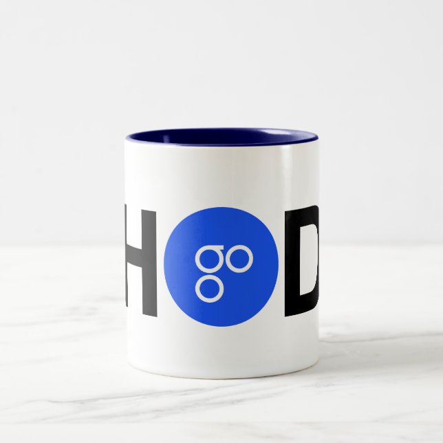 #HODL OmiseGO Two-Tone Mug (Center)