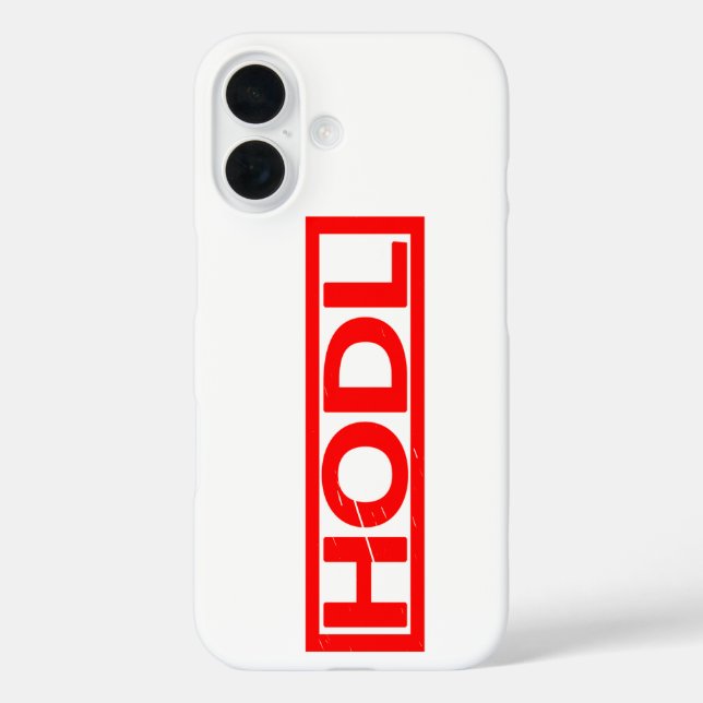 Hodl Stamp Case-Mate iPhone Case (Back)