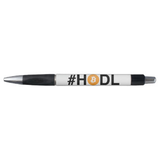 #HODL with Bitcoin Symbol Pen