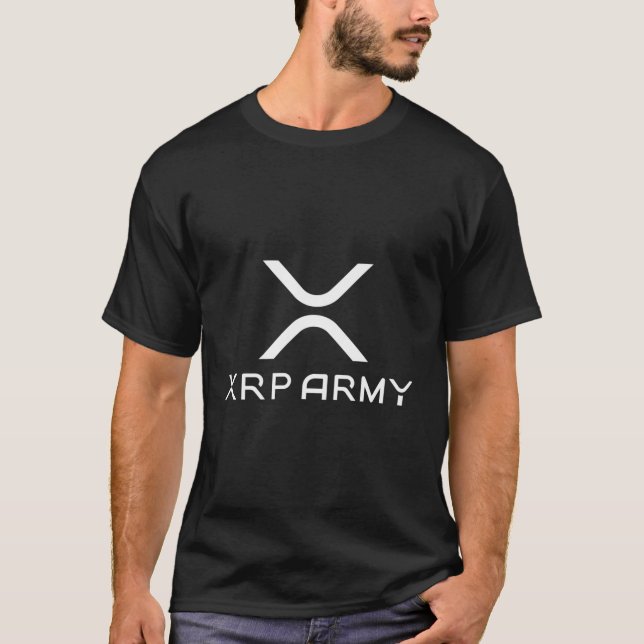 Hodl Xrp - Xrp Cryptocurrency - Xrp Army T-Shirt (Front)