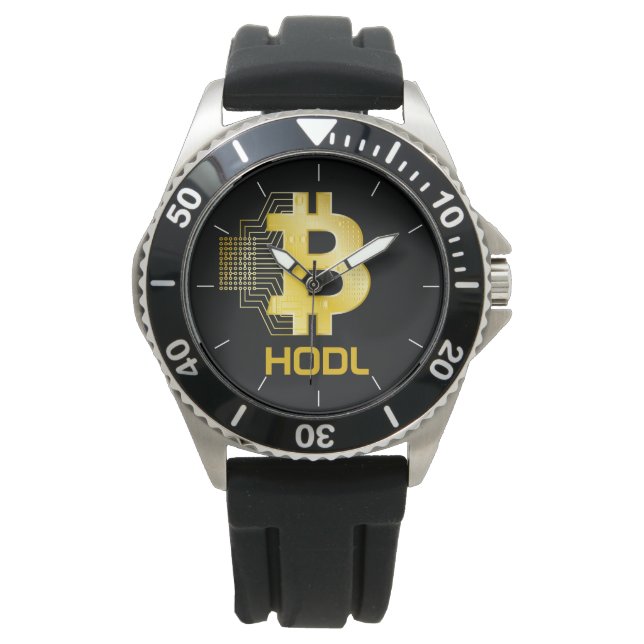 HODL your bitcoin Watch (Front)