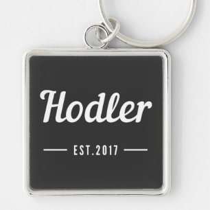 Hodler - est. 2018 - Bitcoin Cryptocurrency Hodl  Key Ring