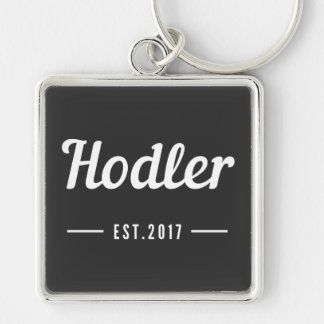 Hodler - est. 2018 - Bitcoin Cryptocurrency Hodl Key Ring