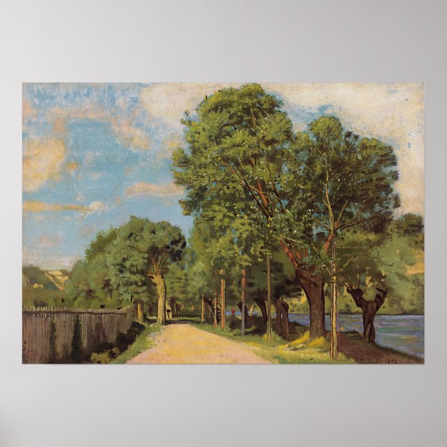 Hodler - Landscape At The Junction At Geneva 1878 Poster (Front)