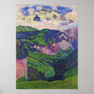 Hodler - The Virgin Of The Isenfluh 1902 Poster