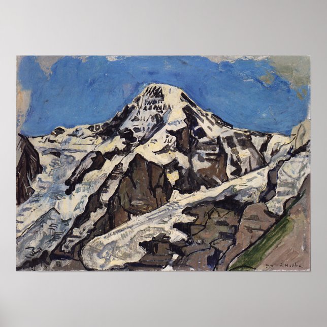 Hodler - There Monch 1914 Poster (Front)