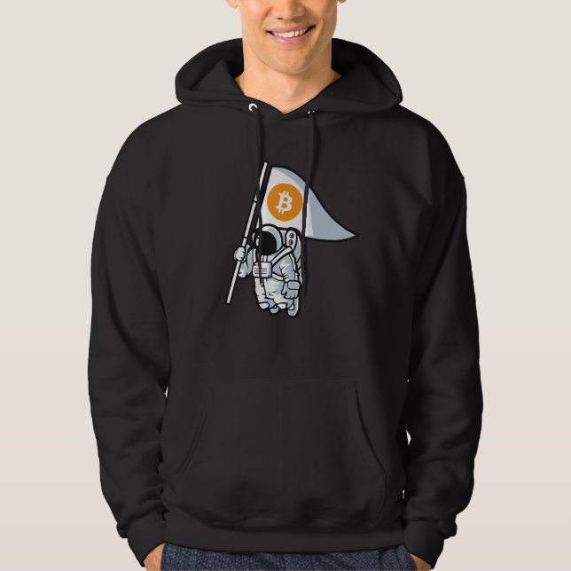 HODLnaut to the Moon Hoodie (Front)