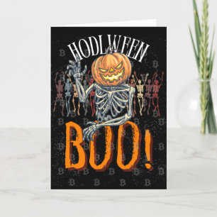 Hodlween BOO! - Halloween Btc Thank You Card
