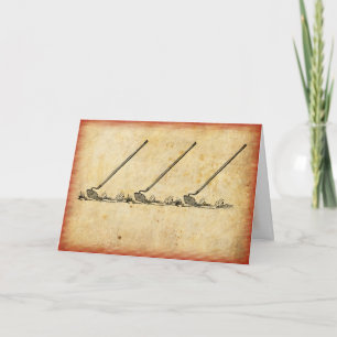 Hoe, Hoe, Hoe Greeting Card