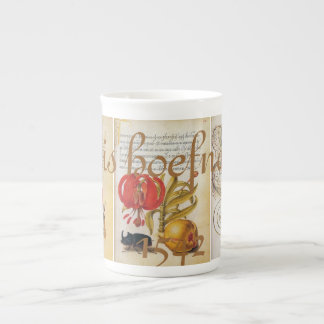 Hoefnagel Antique Insects flowers coffee Bone China Mug