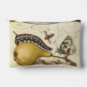 Hoefnagel Vintage Pear & Insects 1500s Renaissance Accessory Pouch