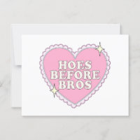 Hoes before bros T-Shirt