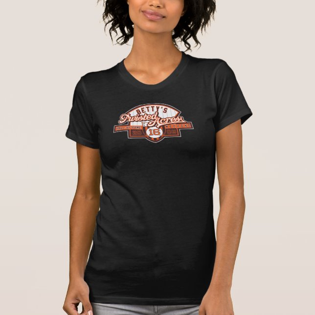 HOF16 Ladies' Twofer Sheer (fitted) T-Shirt (Front)