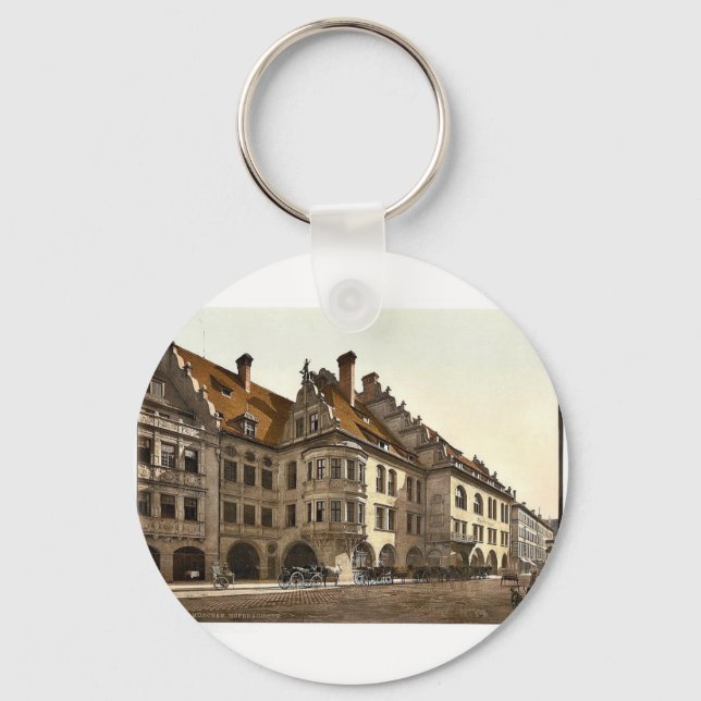 Hofbrauhaus, Munich, Bavaria, Germany classic Phot Key Ring (Front)