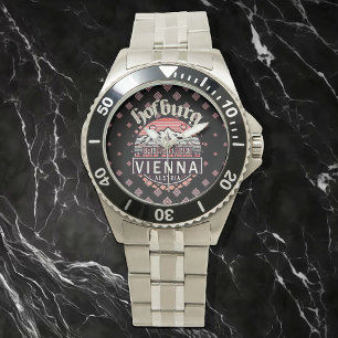 Hofburg in Circles Men's Stainless Steel Bracelet Watch