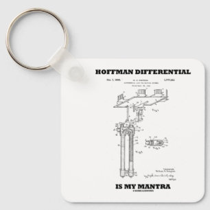 Hoffman Differential Is My Mantra US Patent Design Key Ring