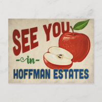 Hoffman Estates Illinois Apple - Vintage Travel