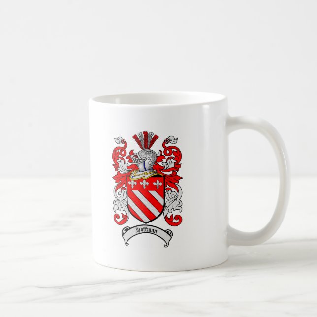 HOFFMAN FAMILY CREST -  HOFFMAN COAT OF ARMS COFFEE MUG (Right)
