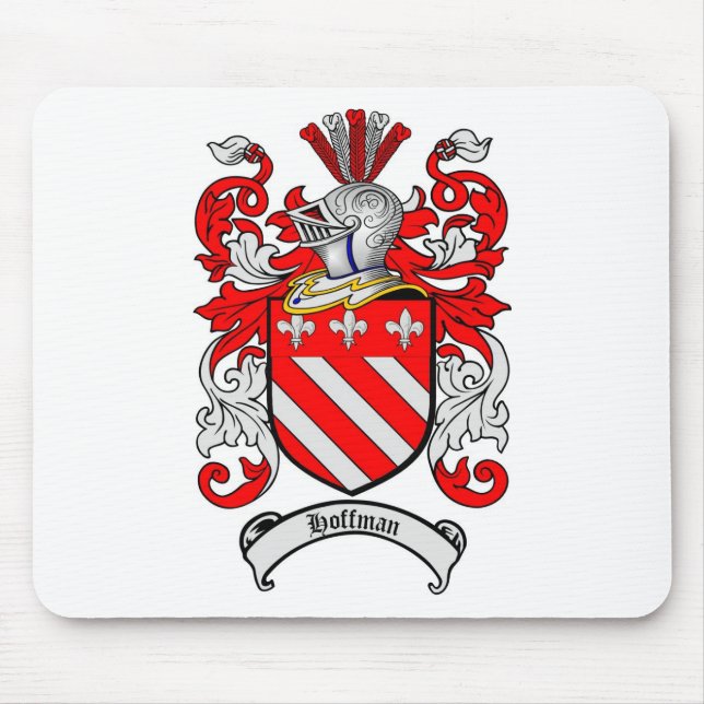 HOFFMAN FAMILY CREST -  HOFFMAN COAT OF ARMS MOUSE PAD (Front)