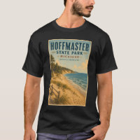 Hoffmaster State Park Michigan Illustration Travel