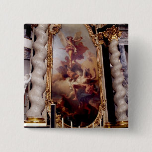 Hofkirche Chapel in the Residenz Palace, 15 Cm Square Badge