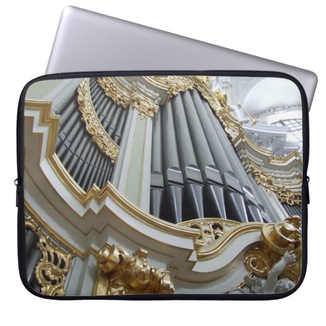 Hofkirche Germany Pipe Organ Laptop Sleeve (Front)