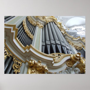 Hofkirche Germany Pipe Organ Poster