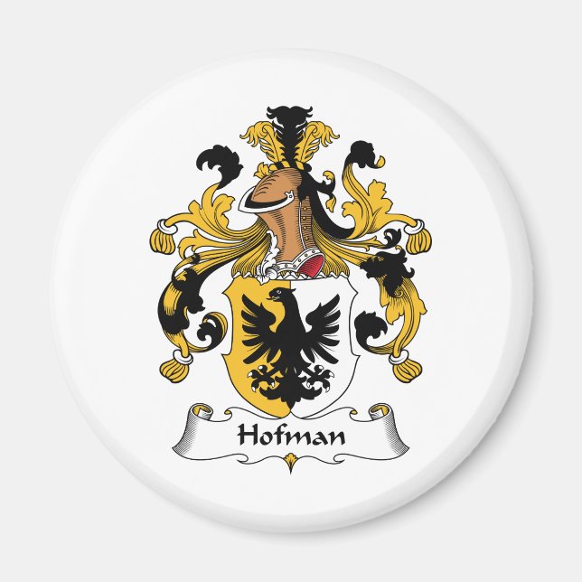 Hofman Family Crest Magnet (Front)