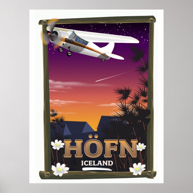 Höfn Iceland  Flight poster (Front)