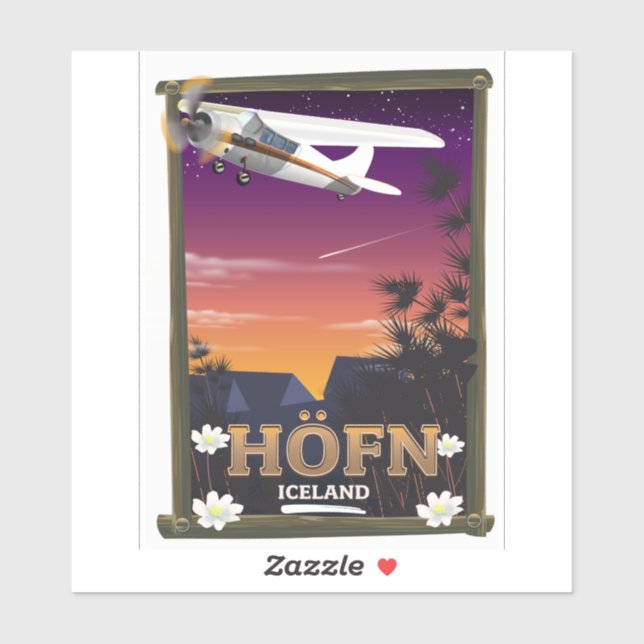 Höfn Iceland  Flight poster (Sheet)