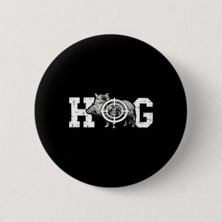 Hog Boar Wild Hog Hunting Wild Boar Pigs Wild Hog  6 Cm Round Badge