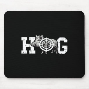 Hog Boar Wild Hog Hunting Wild Boar Pigs Wild Hog  Mouse Pad