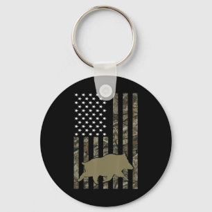 Hog Hunting For Men Women Wild Boar Pig Hunter Key Ring